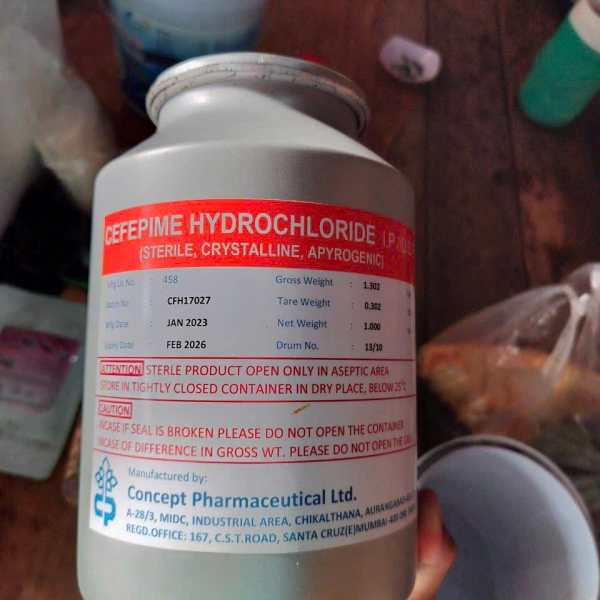 CEFEPIM HYDROCHLORIDE IP/USP THẾ HỆ 4